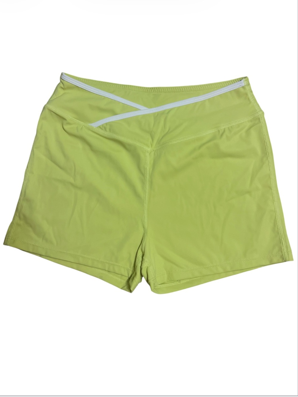 Women’s Lime Yellow Active Shorts